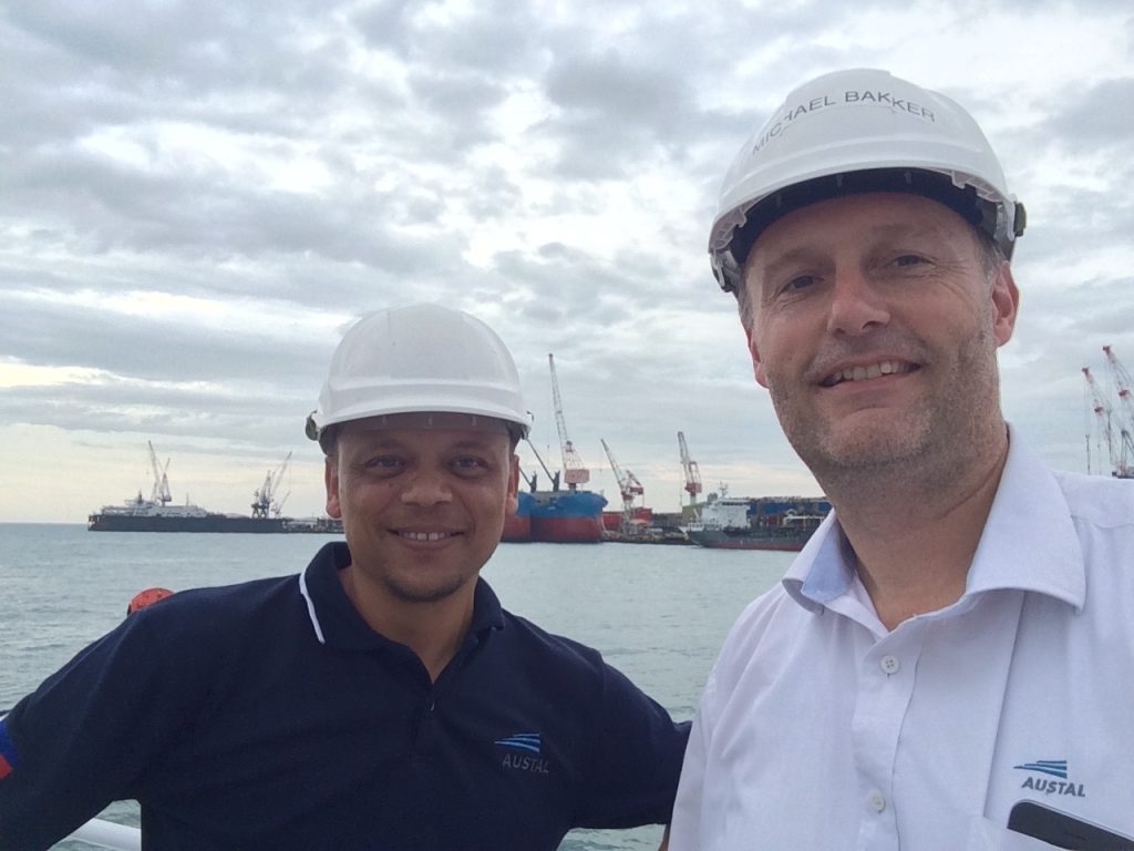 Mike & Gianni at Austal Philippines